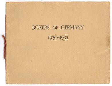Cover of Booklet